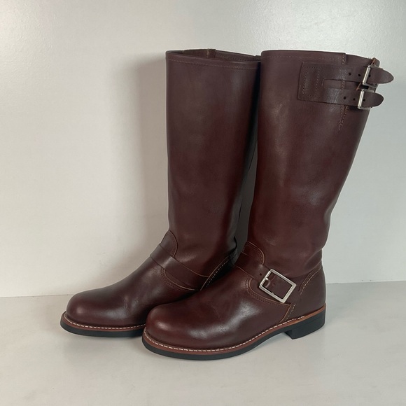 Red Wing Shoes Shoes - Red Wing Heritage Engineer Boots | Tall | USA Made | Brown | Women’s 8 B